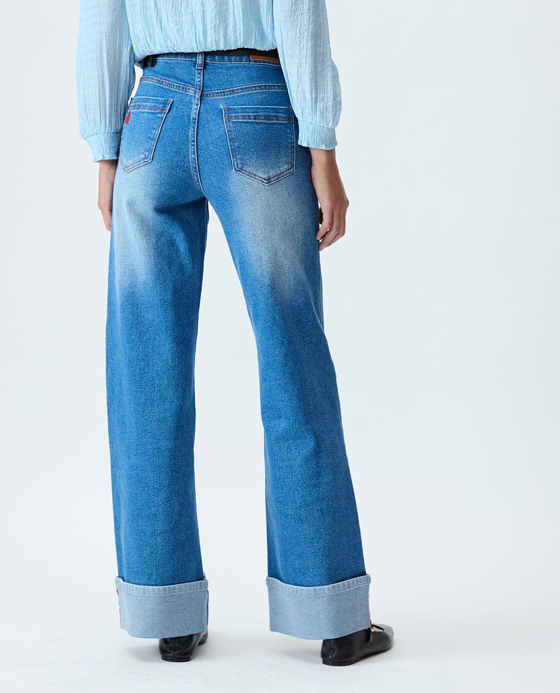 Jeans Liso Azul iO 11320125002104-4