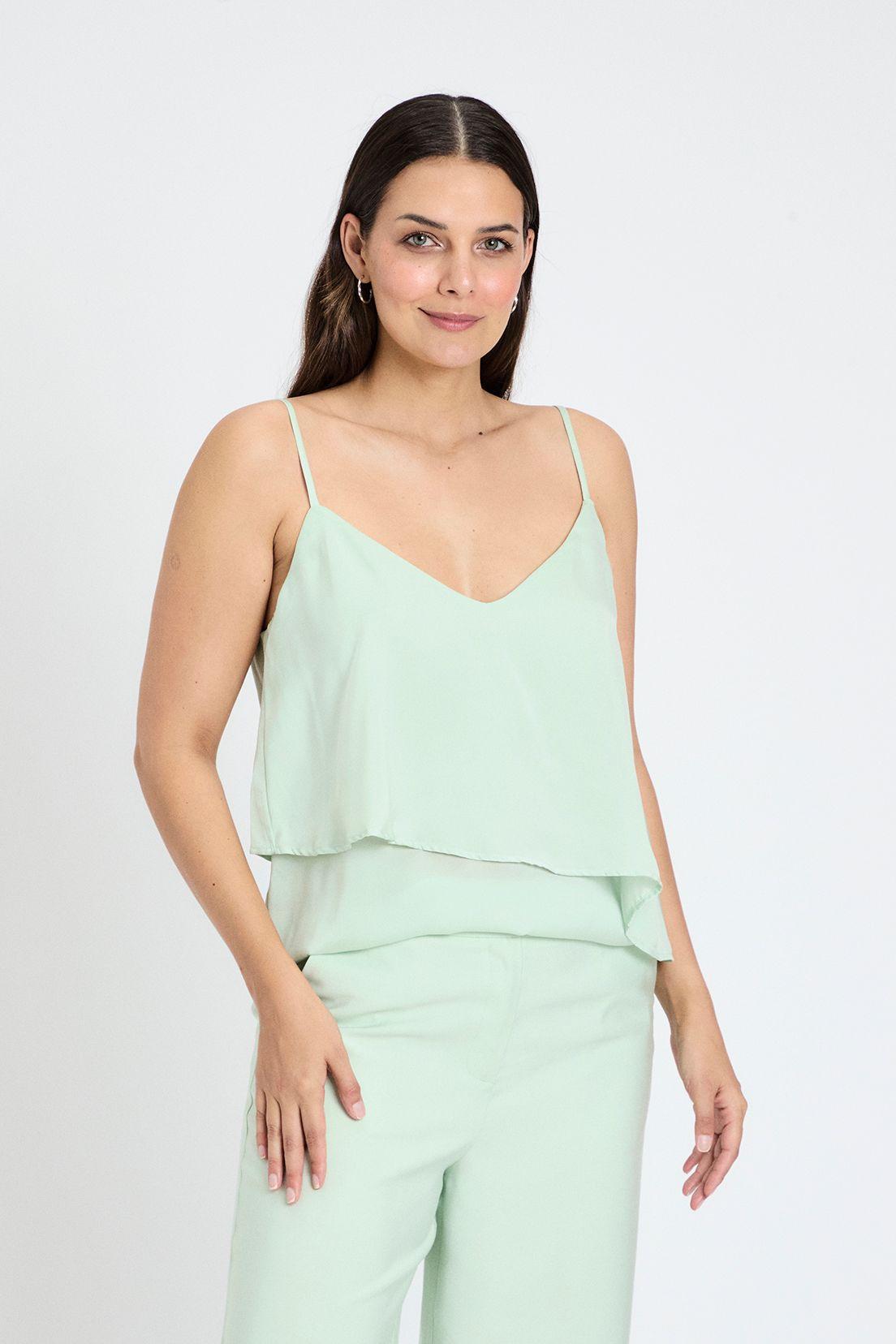 Blusa Lisa Verde Ash 14007224062137-0