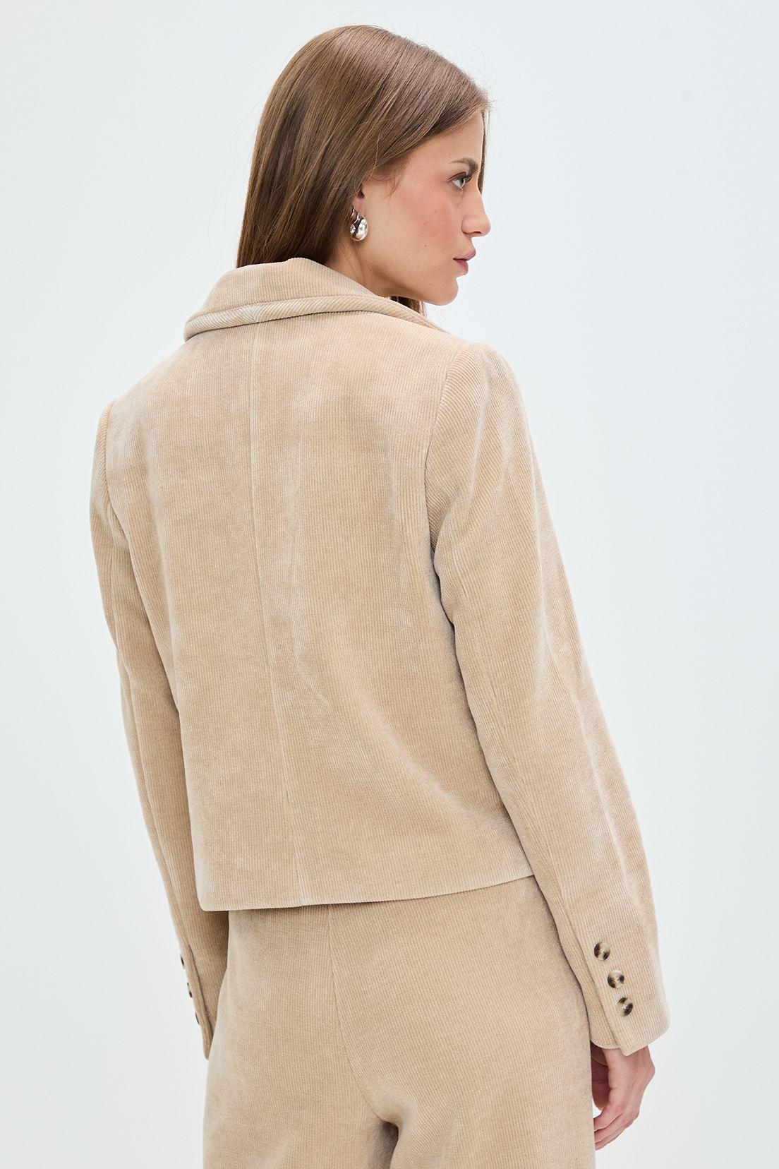 Blazer Liso Beige 16020125017106-1