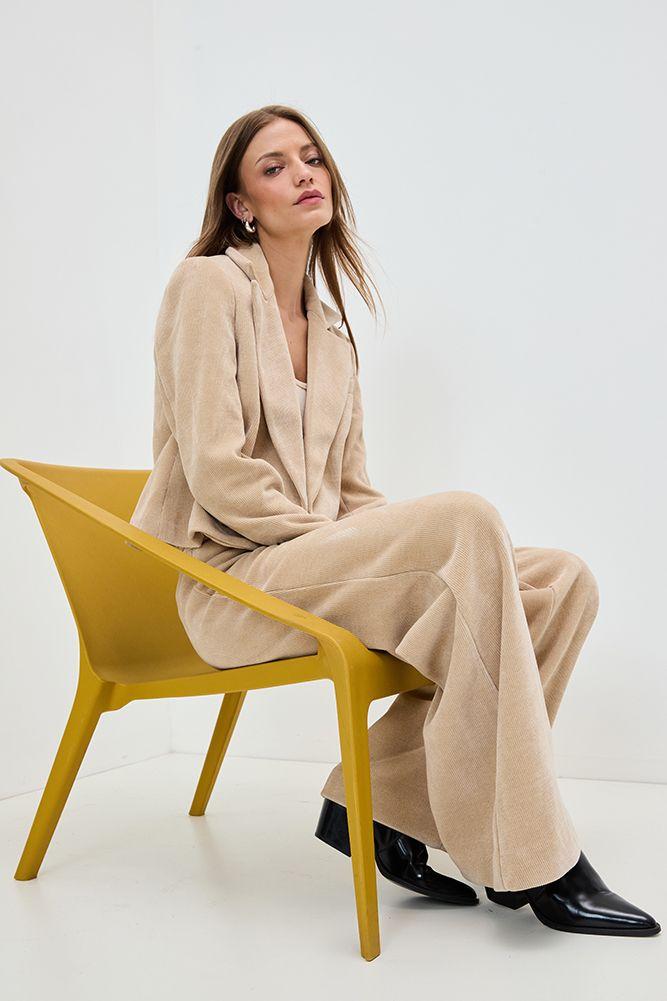 Blazer Liso Beige 16020125017106-3