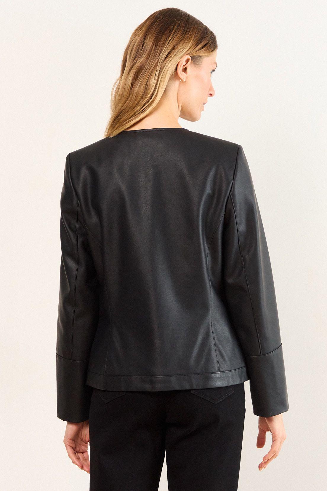 Chaqueta Pu Negro Ma Griffe 17502226052102-2