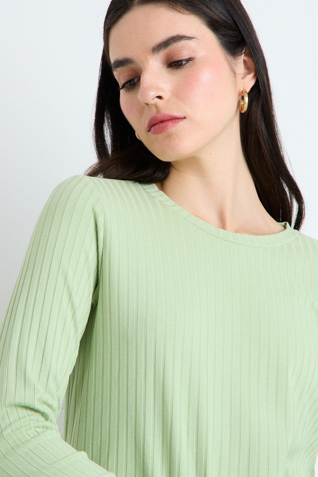 Polera Manga Larga Verde Ash 14207225090217-1