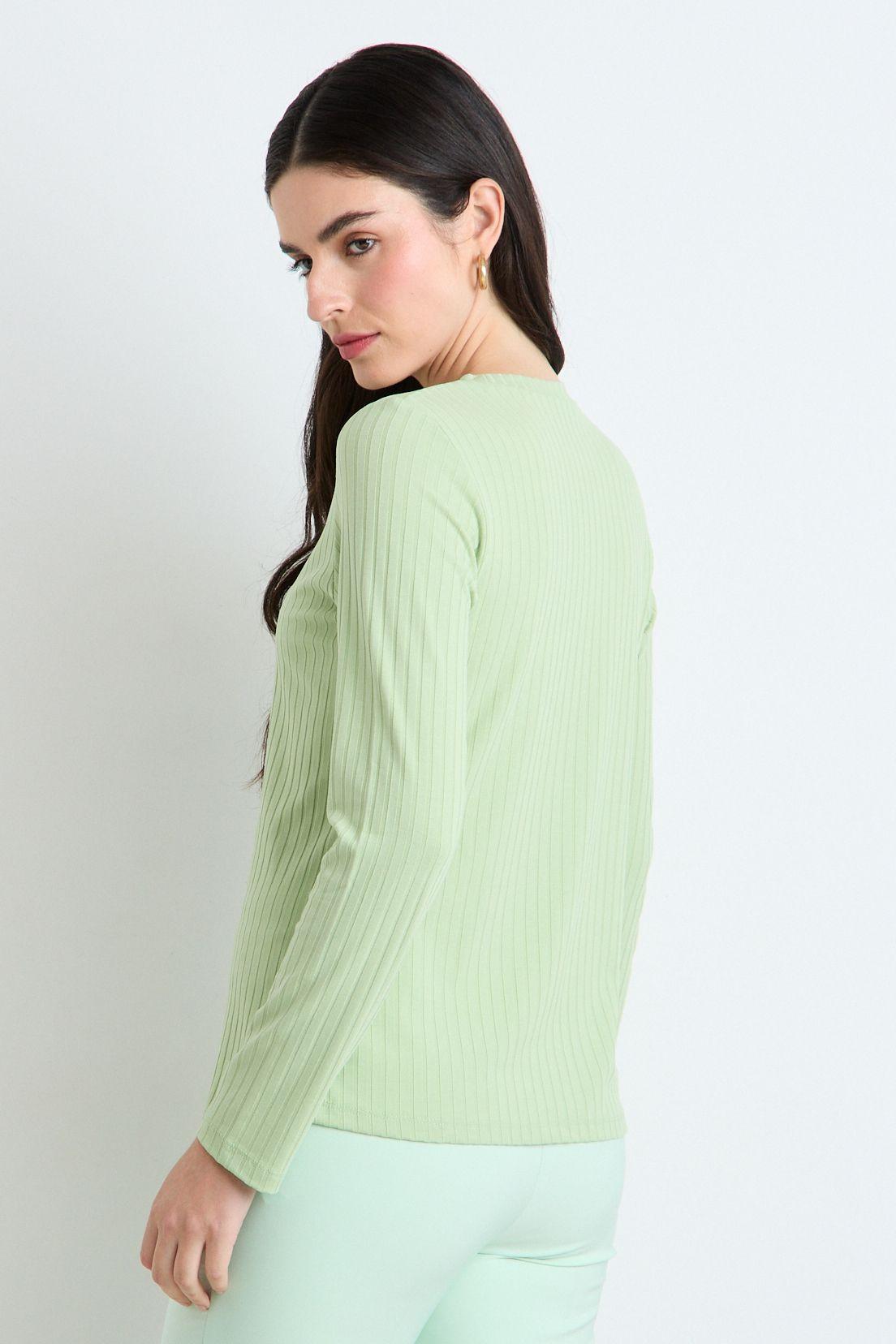 Polera Manga Larga Verde Ash 14207225090217-3