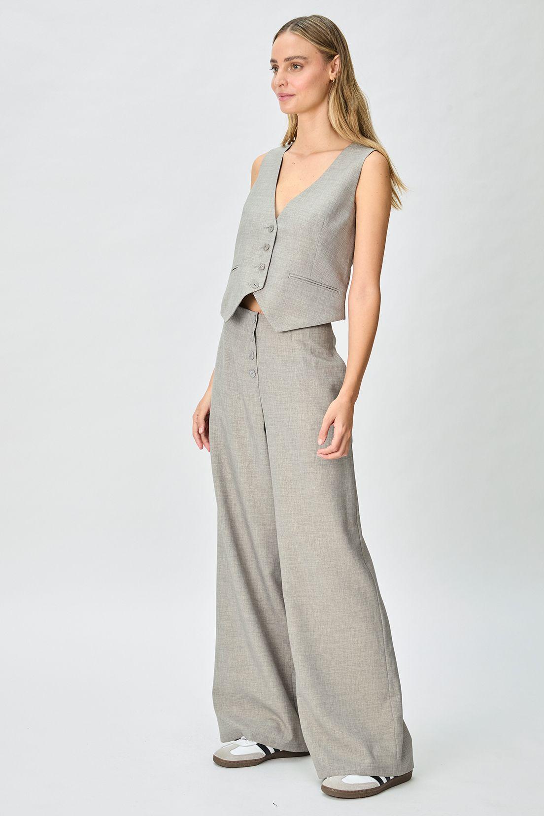 Pantalon Liso Gris iO 11020125010113-3