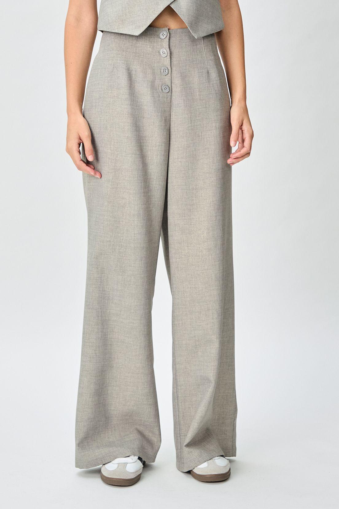Pantalon Liso Gris iO 11020125010113-0