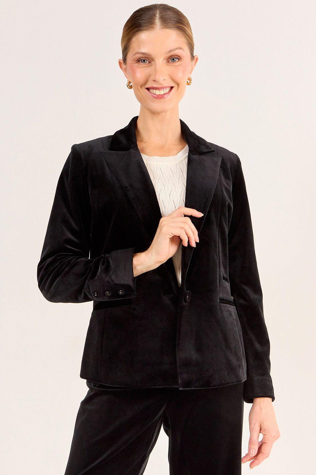 Blazer Liso Negro Ma Griffe 16002126007102-0