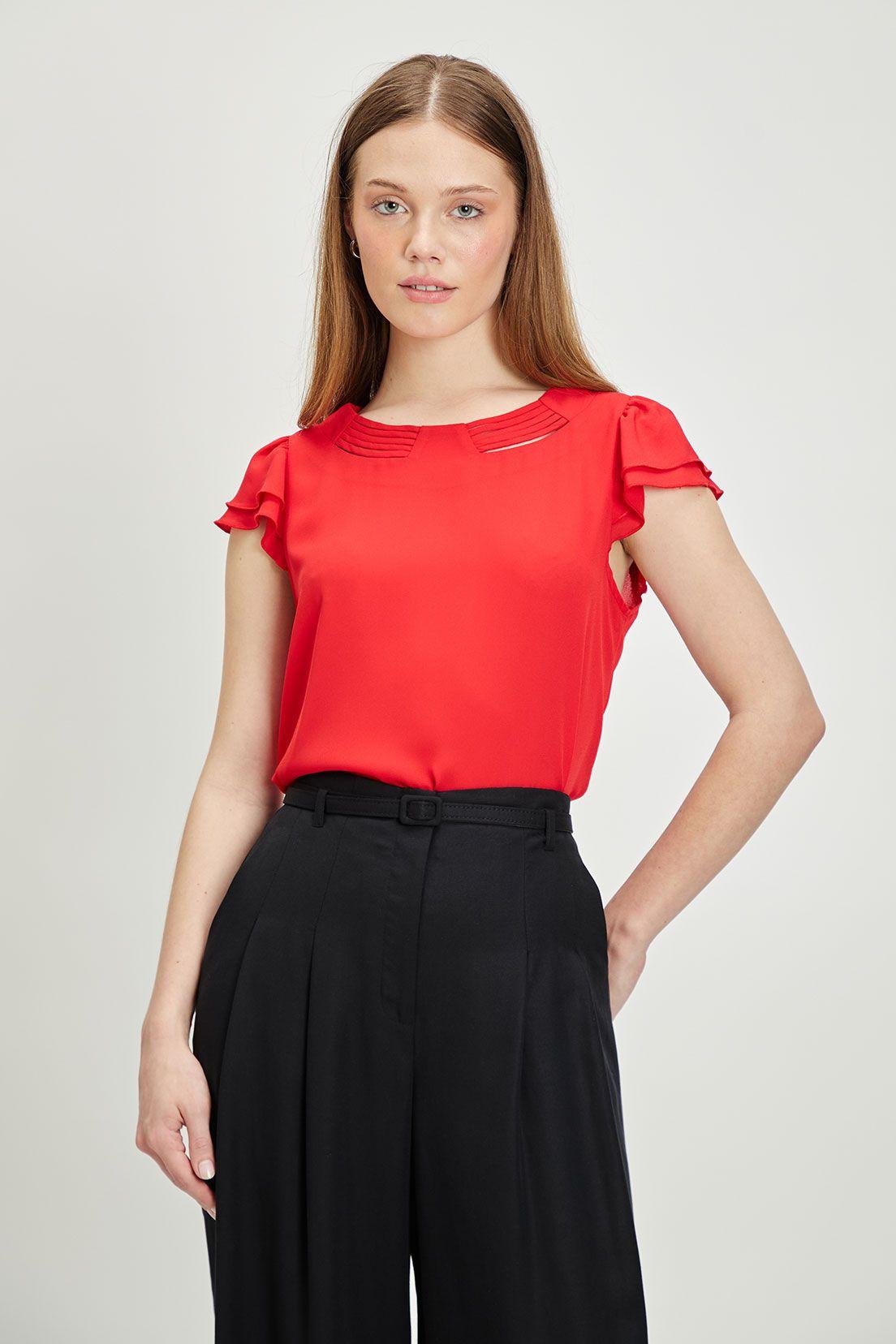 Blusa Lisa Rojo iO 14020224005103-0