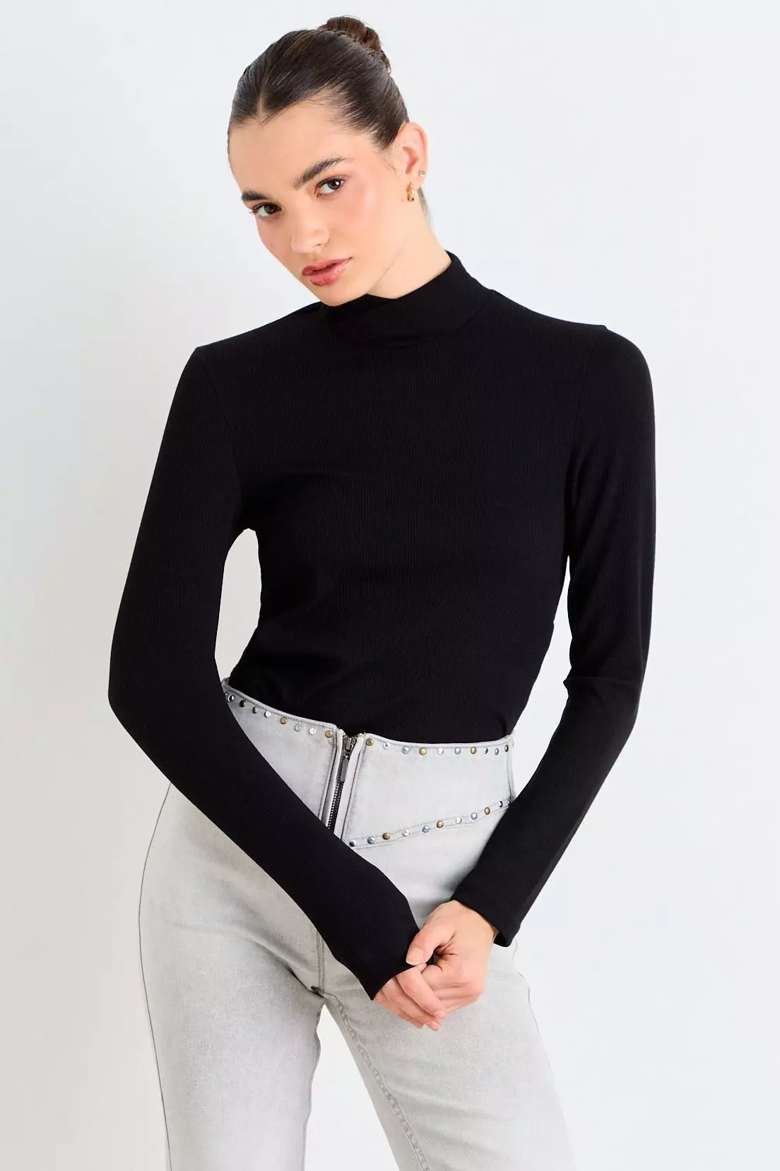 Polera Lisa Negro iO 14220126063102-0