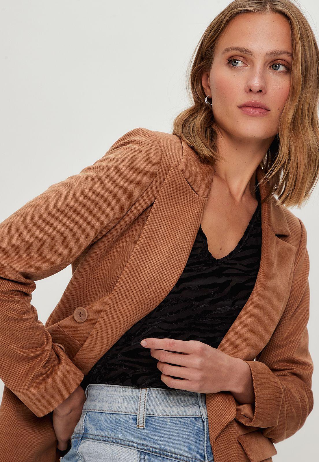 Blazer Liso Café iO 16020224053126-1