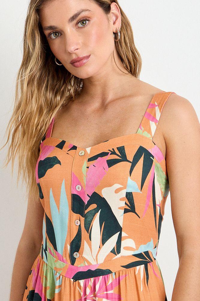 Vestido Fantasia Largo Naranjo iO 13520225010131-1