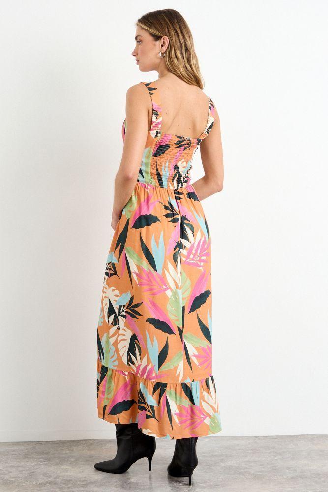 Vestido Fantasia Largo Naranjo iO 13520225010131-4