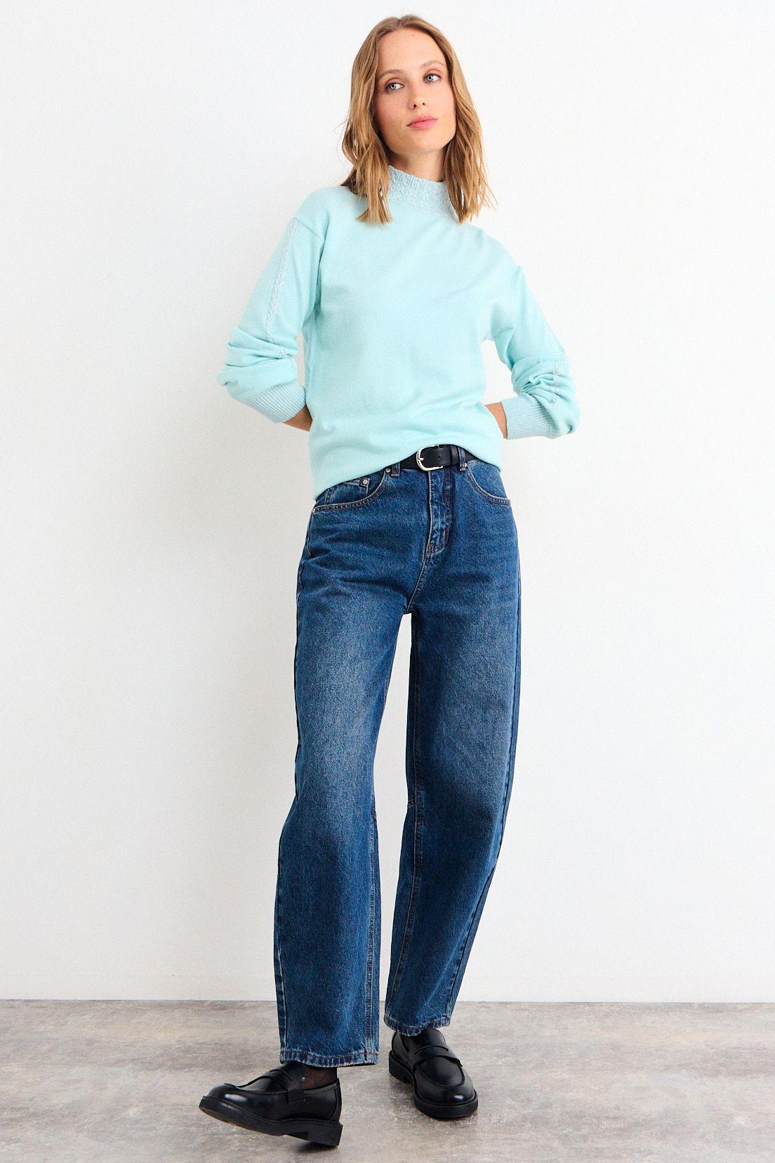 Sweater Delgado Celeste iO 18120126017217-4