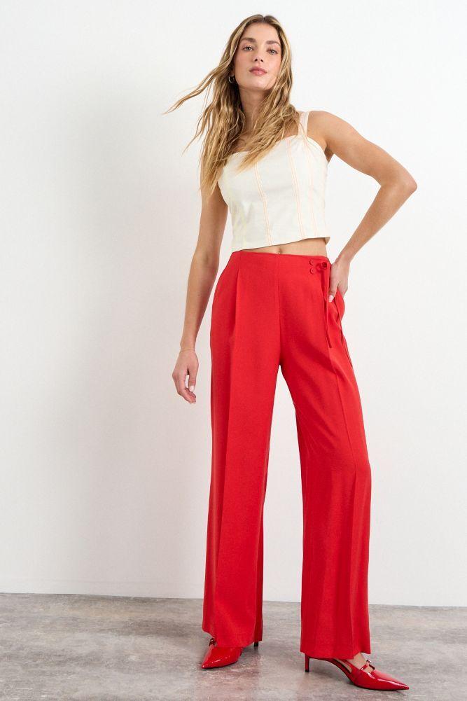 Pantalon Liso Rojo iO 11020225022103-0