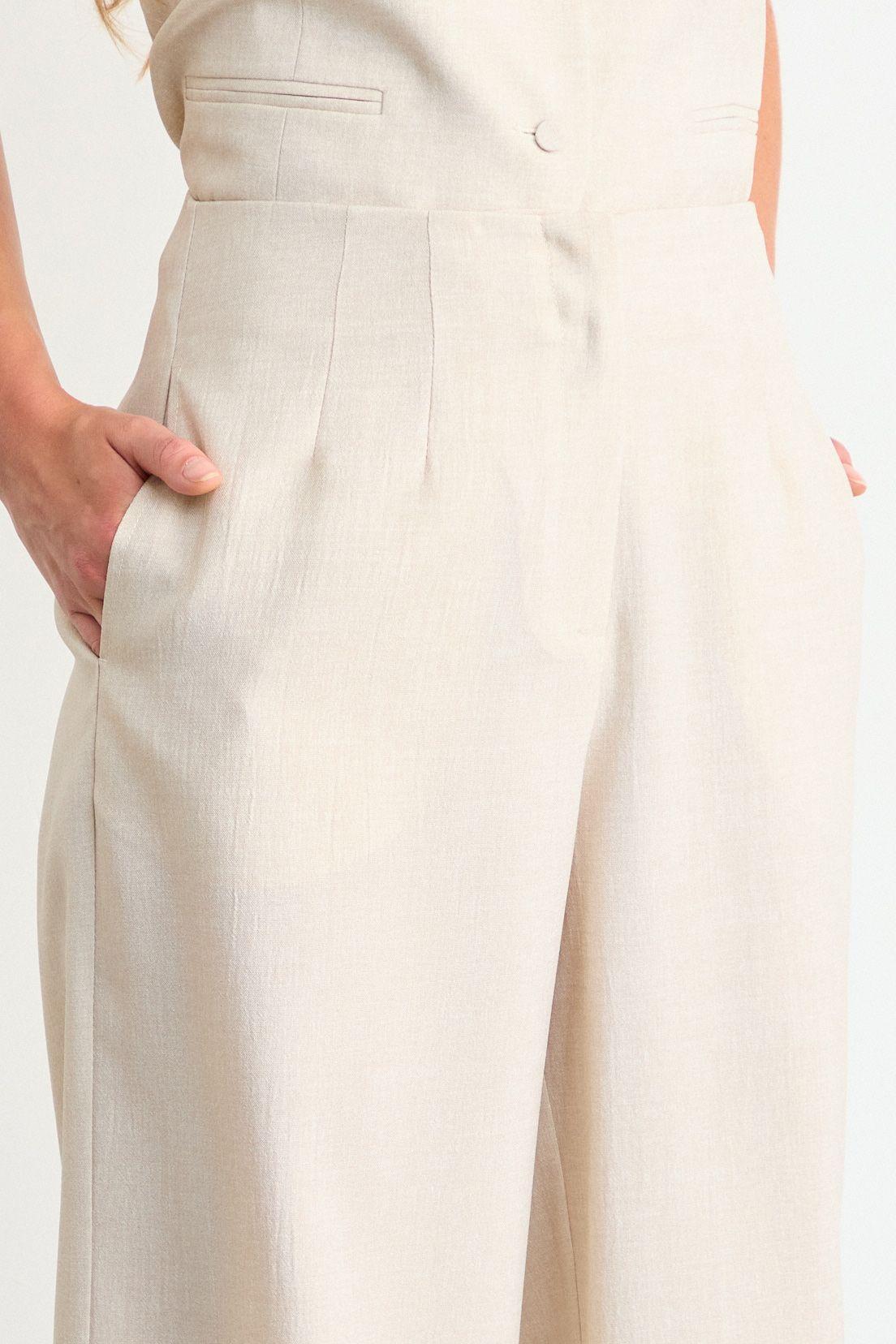 Pantalon Liso Beige iO 11020126054106-2