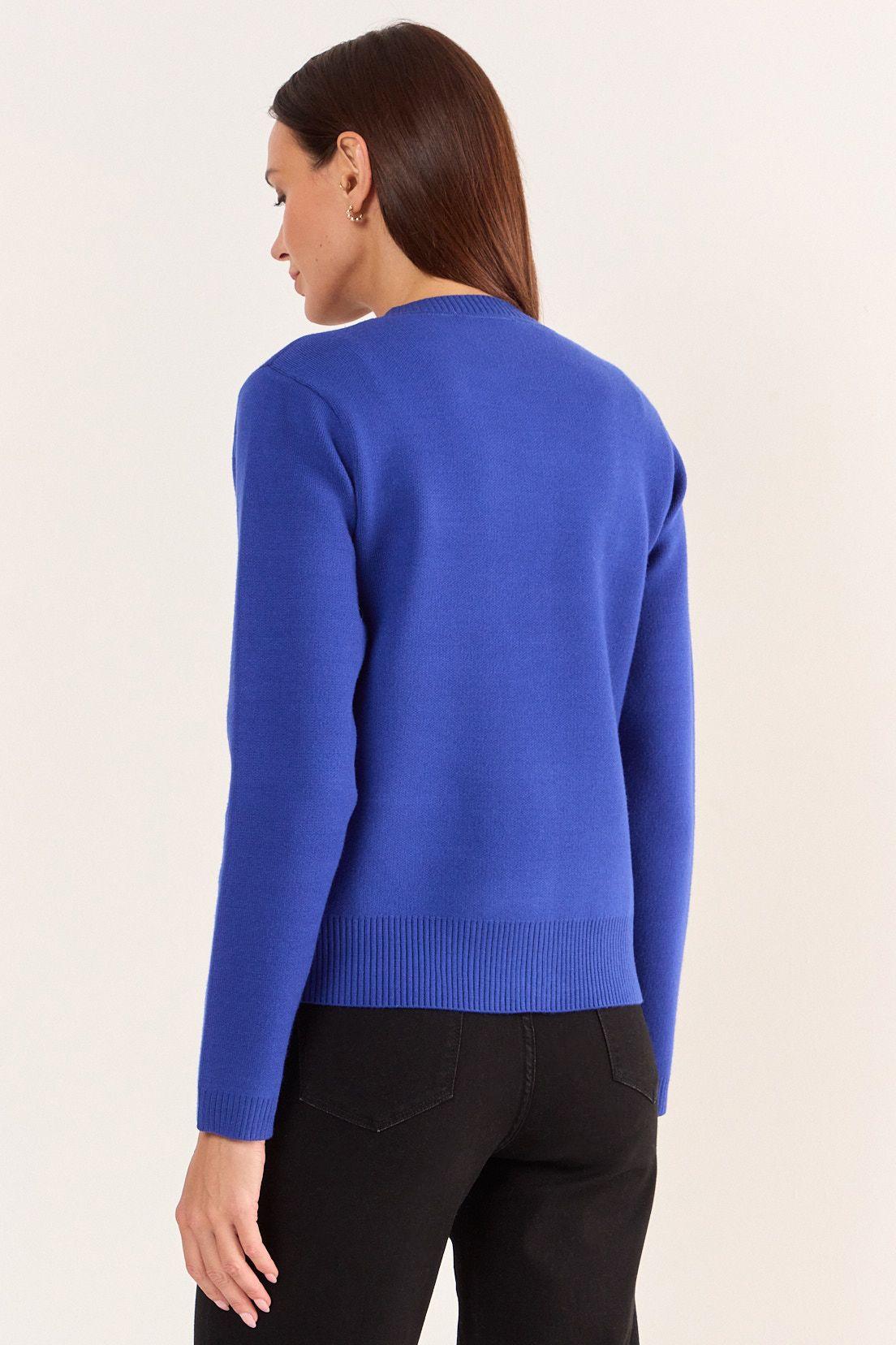 Chaleco Liso Azul Ma Griffe 18002126054134-2