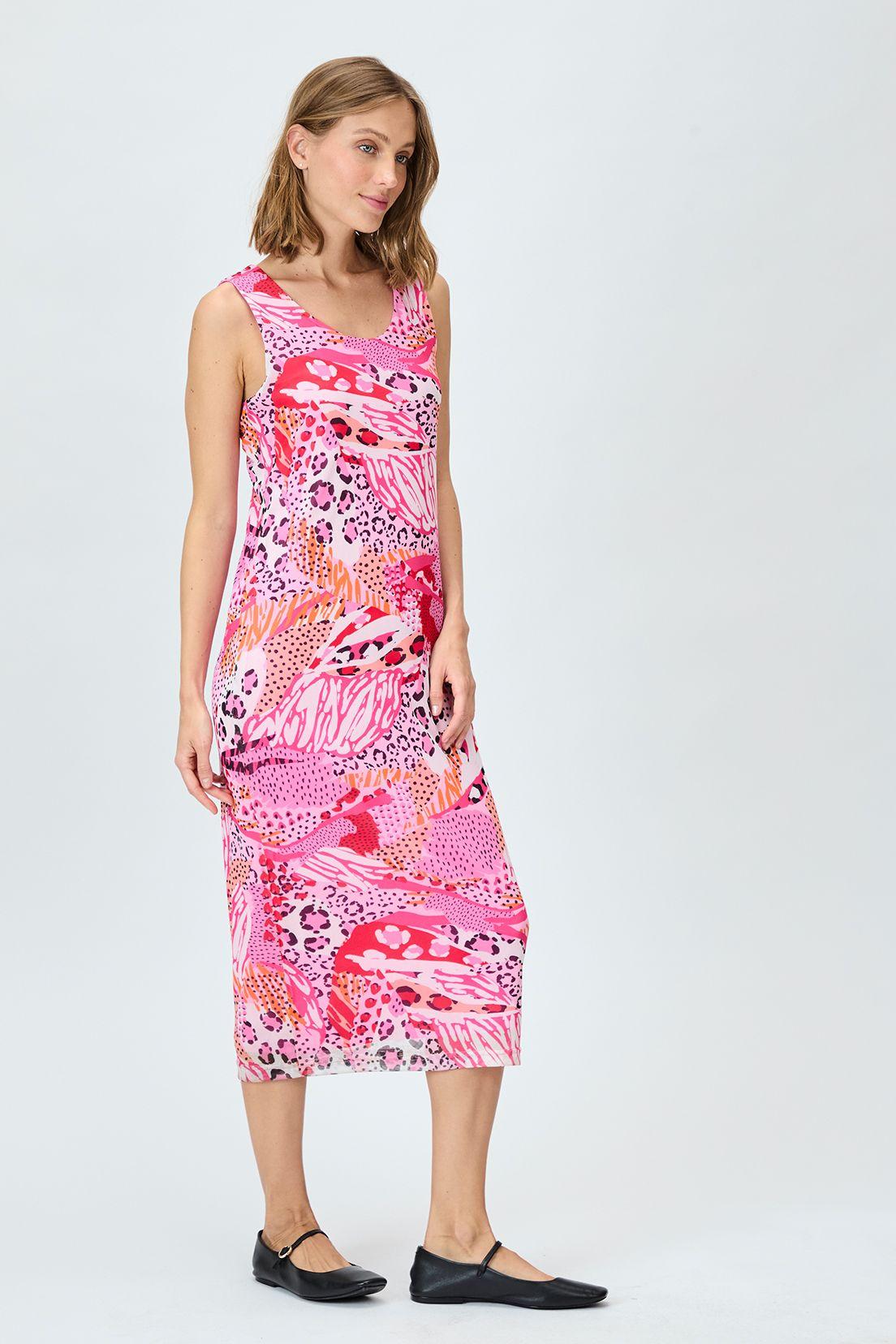 Vestido Largo Fantasia Rosado 13504224004123-3