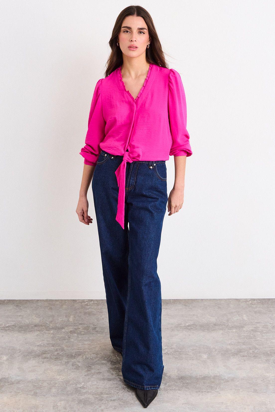 Blusa Lisa Fucsia iO 14020226050116-3