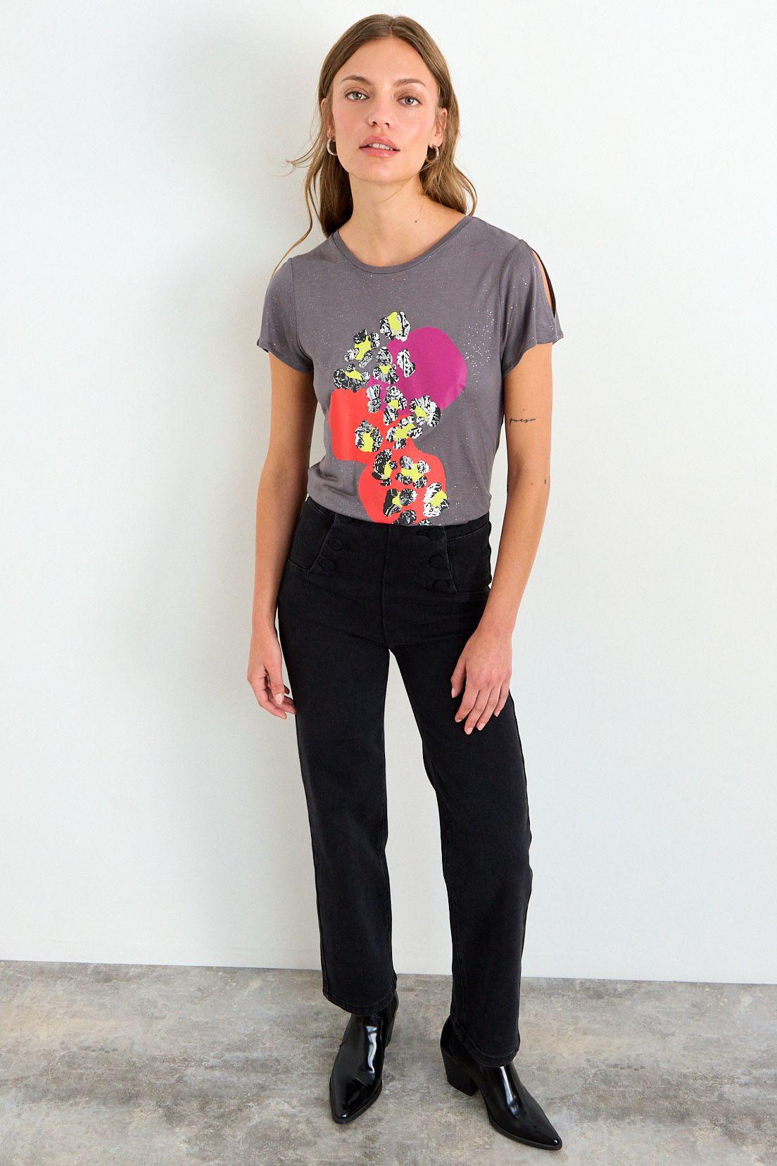 Polera Estampada Gris iO 14620126050163-3