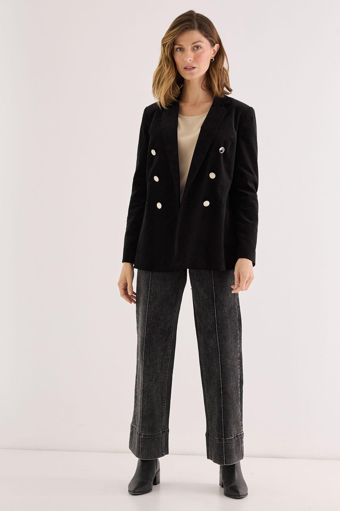 Blazer Liso Negro 16004125006102-3