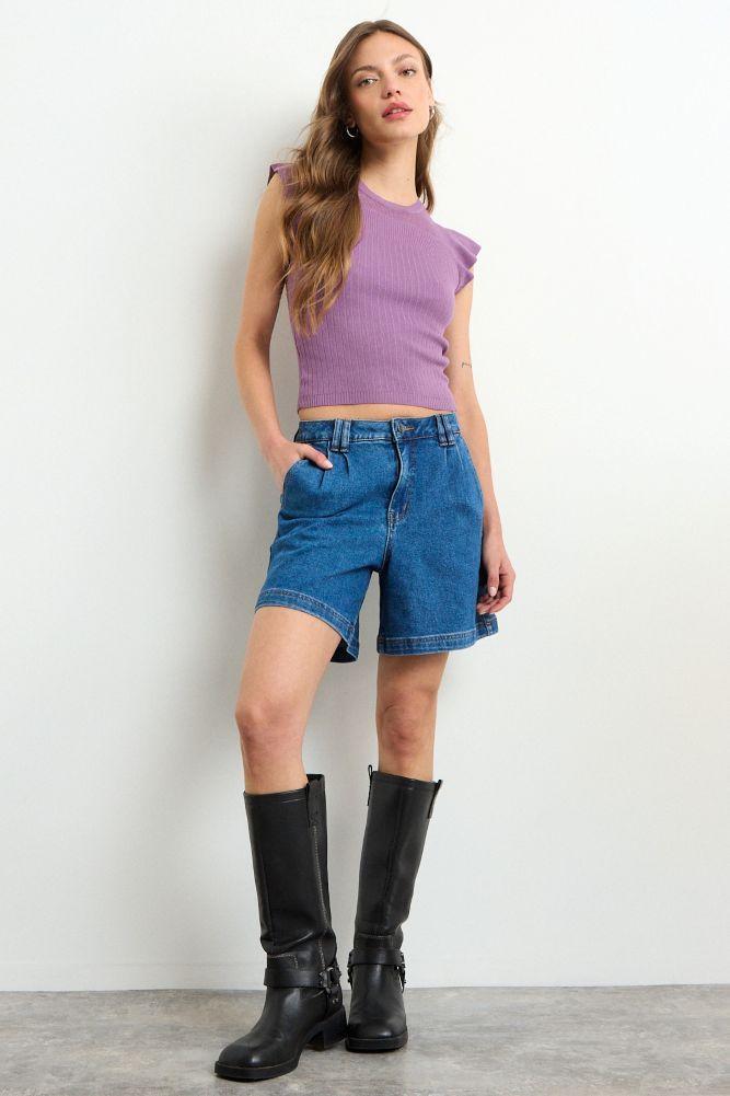 Polera Tejida Morado iO 18104225020211-4