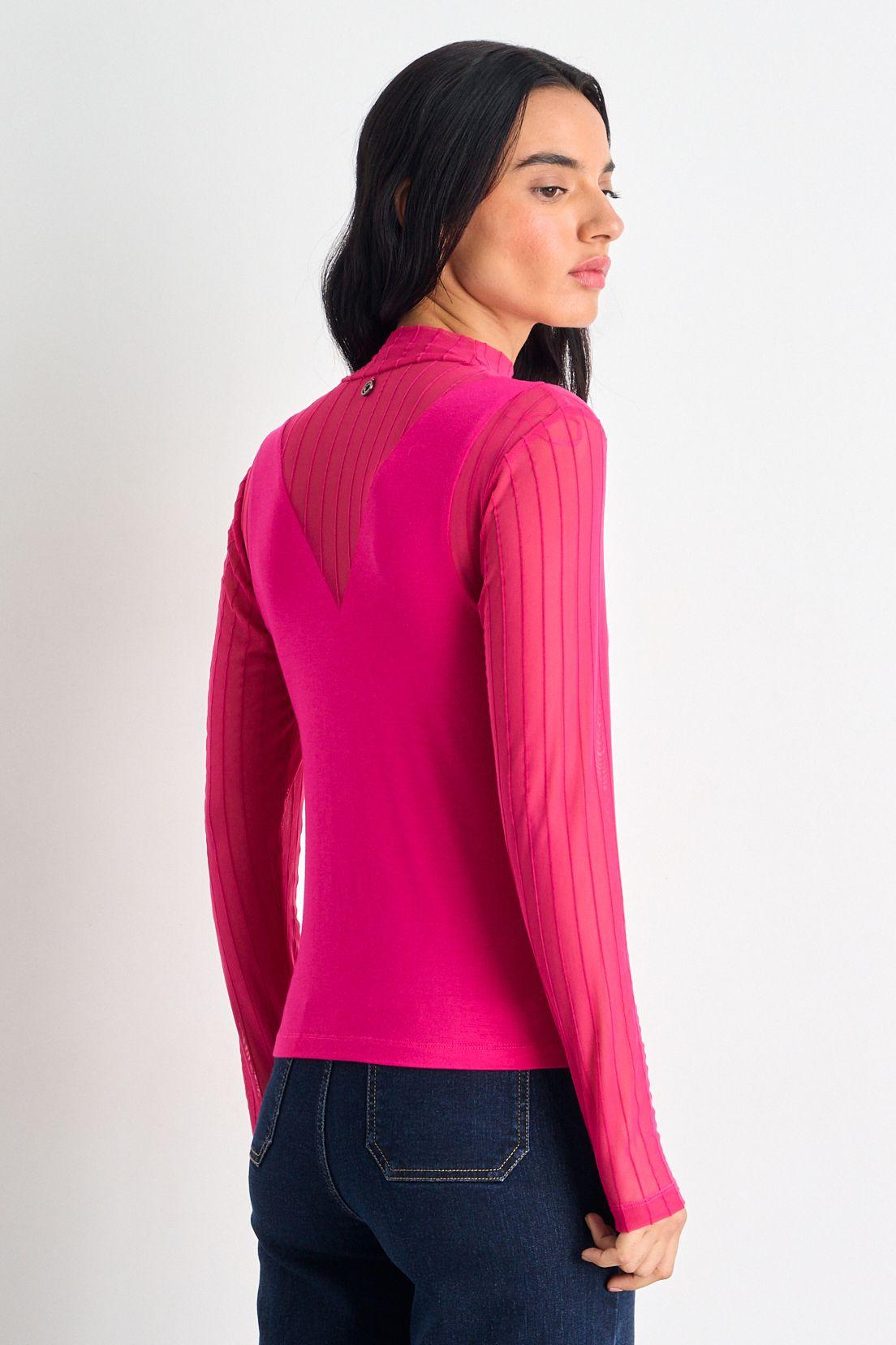Polera Manga Larga Fucsia iO 14220225050116-3