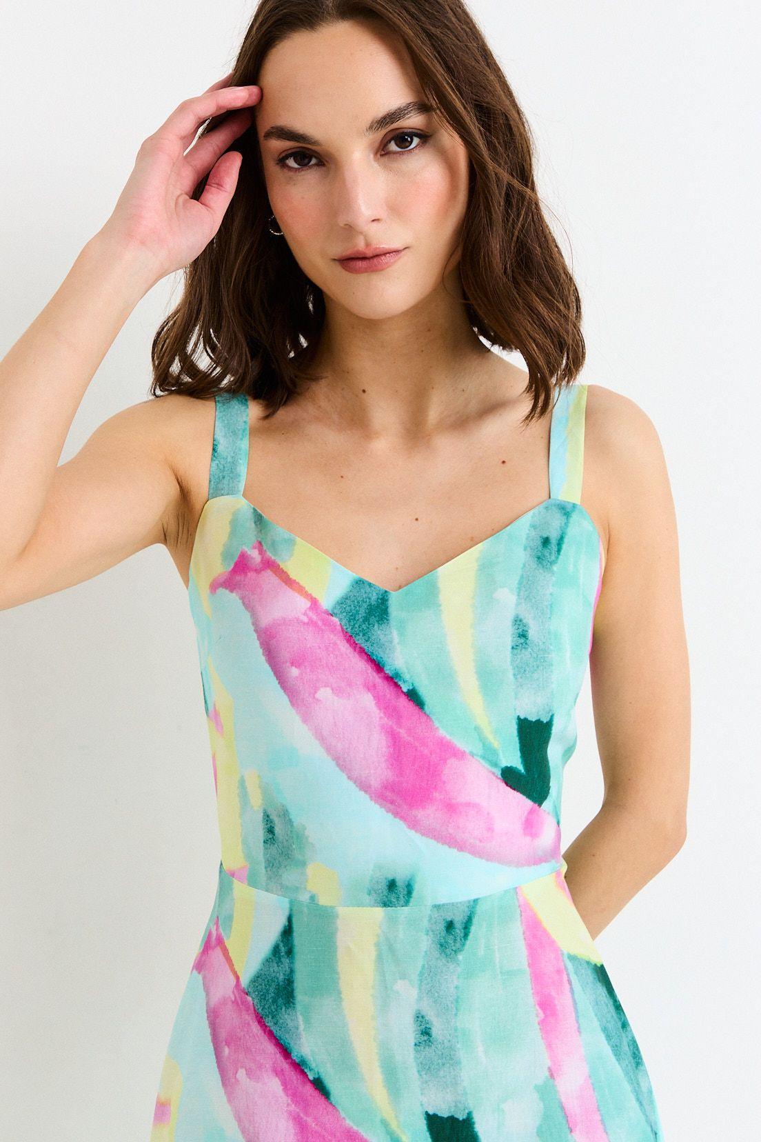 Vestido Largo Verde Ash 13507226051137-2