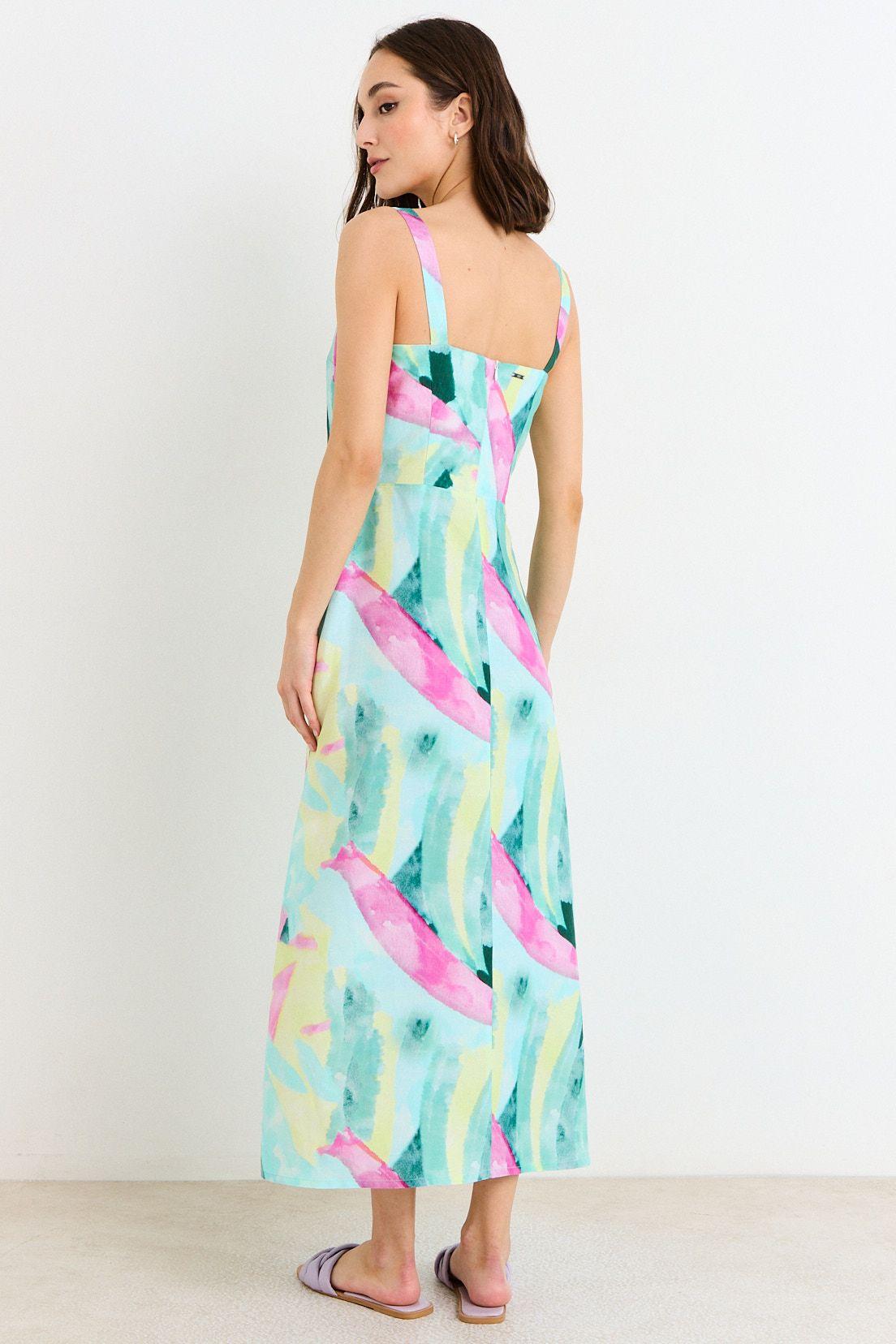 Vestido Largo Verde Ash 13507226051137-3