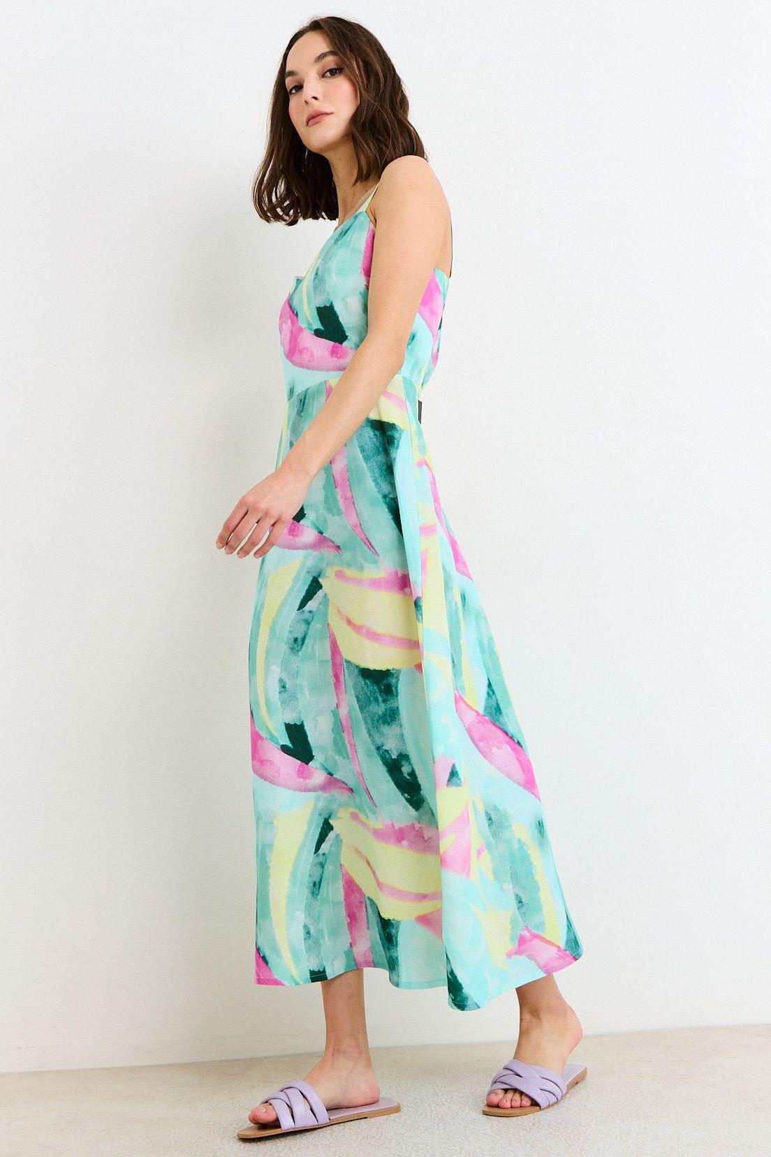 Vestido Largo Verde Ash 13507226051137-4