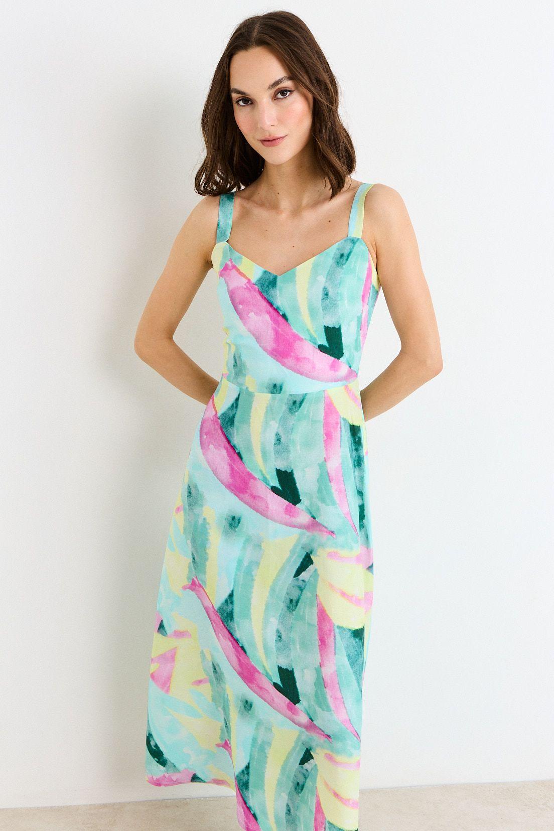 Vestido Largo Verde Ash 13507226051137-0