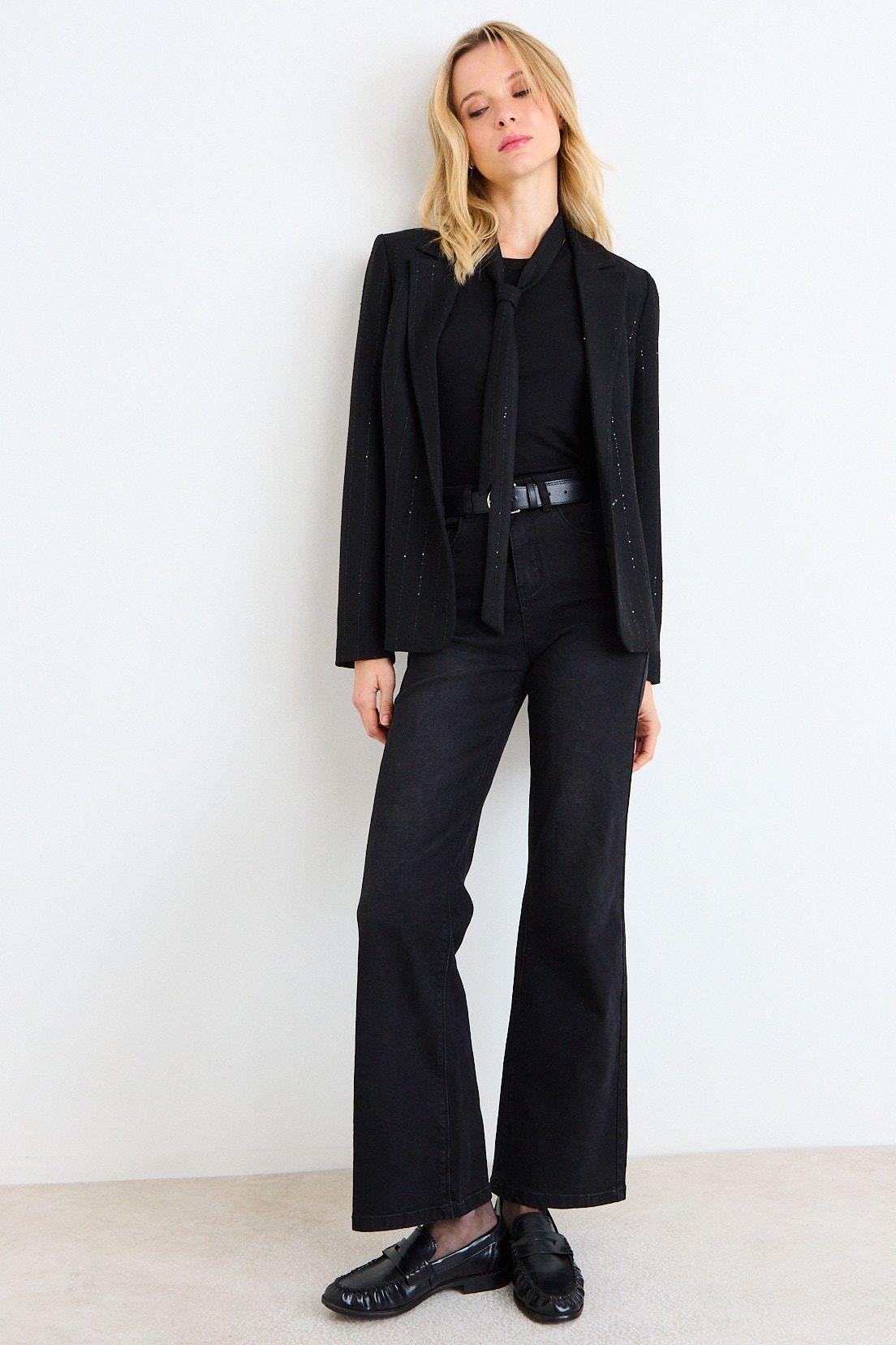 Blazer Liso Diseño Negro Ash 16007226002102-4