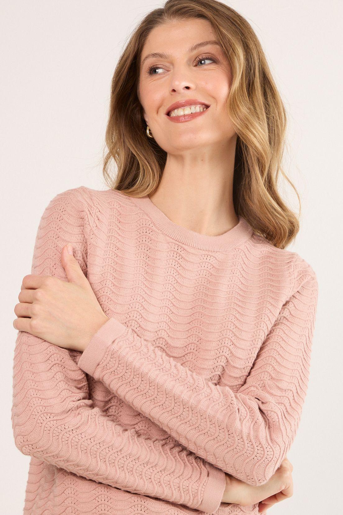 Cardigan Rosa Ma Griffe 18102225001123-1