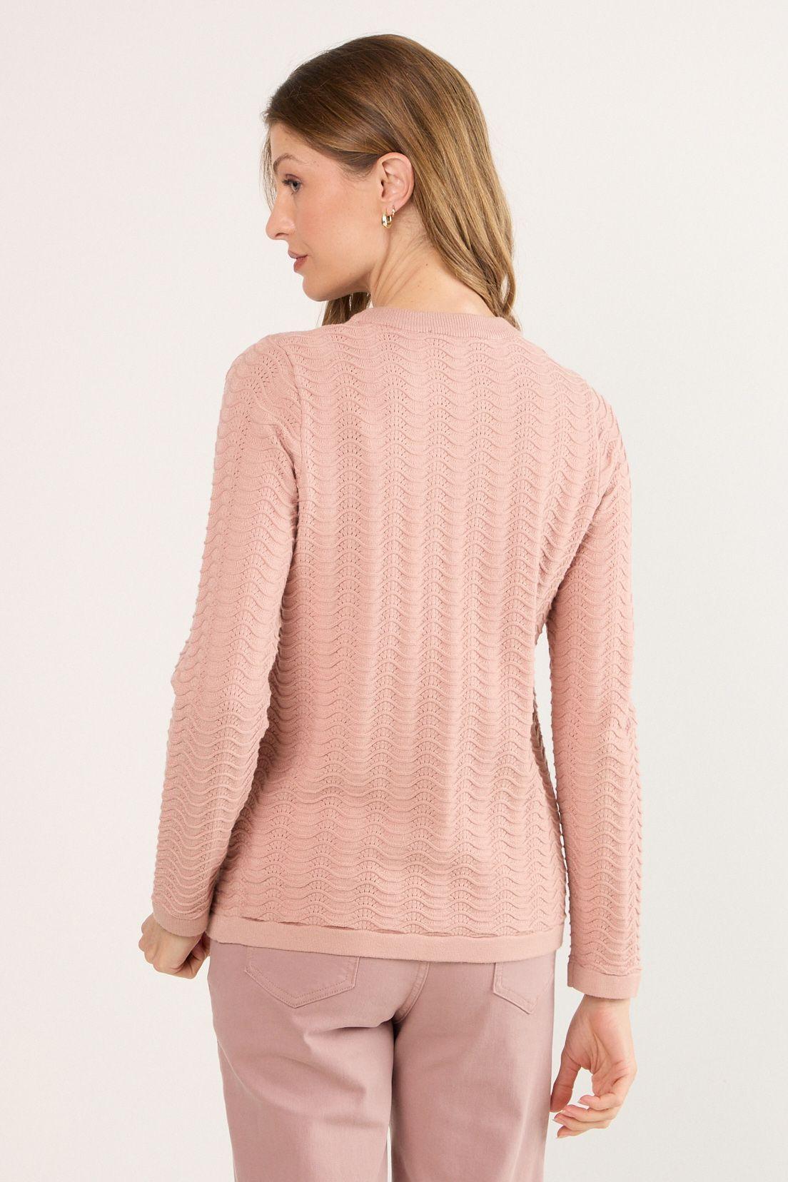 Cardigan Rosa Ma Griffe 18102225001123-2