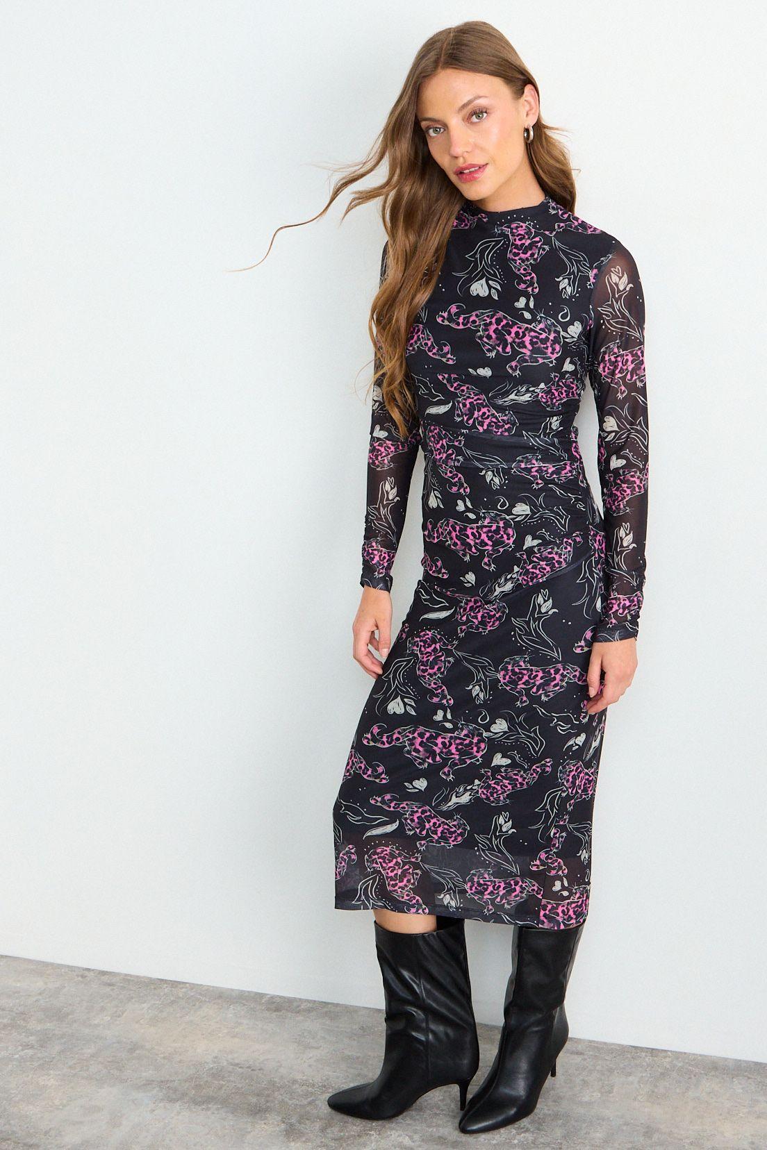 Vestido Fantasia Largo Negro iO 13520126001116-4