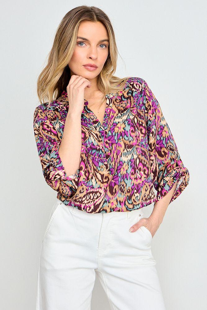 Blusa Manga Larga Morado Ash 14104125008121-0