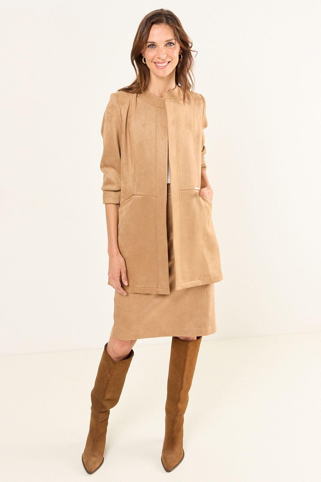 Trench Antelina Café Ma Griffe 17402126053129-3