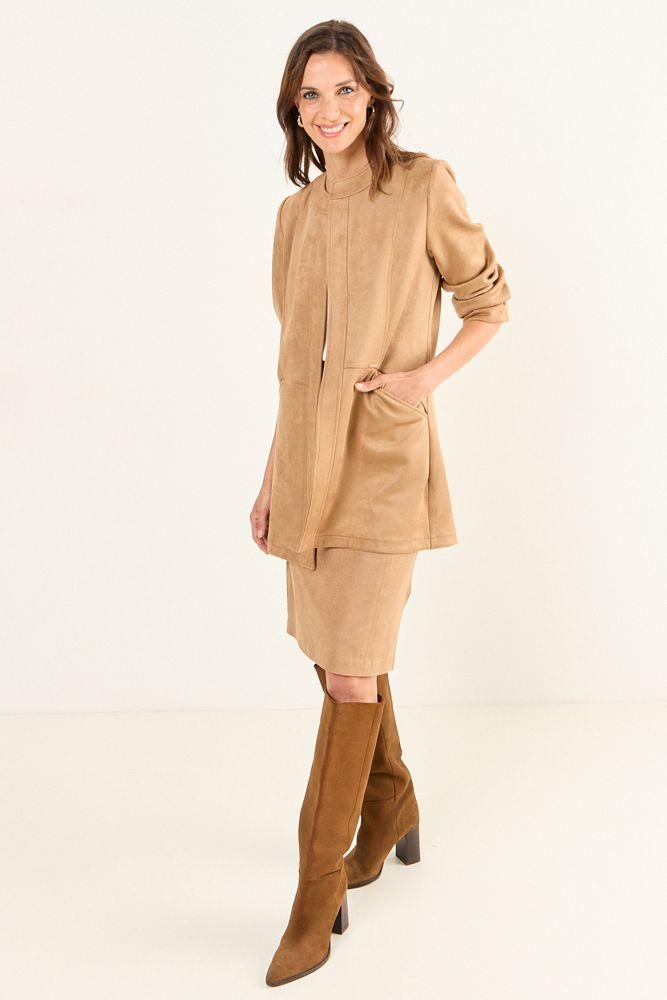 Trench Antelina Café Ma Griffe 17402126053129-4