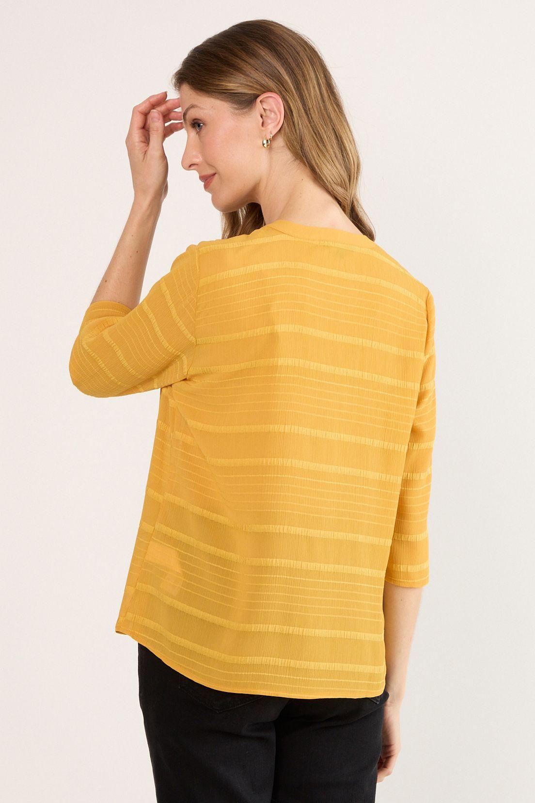 Blusas Manga Larga Amarillo Ma Griffe 14002225054314-2
