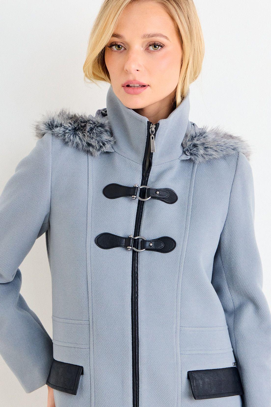 Abrigo Tipo Montgomery Gris Ash 17207126057163-0