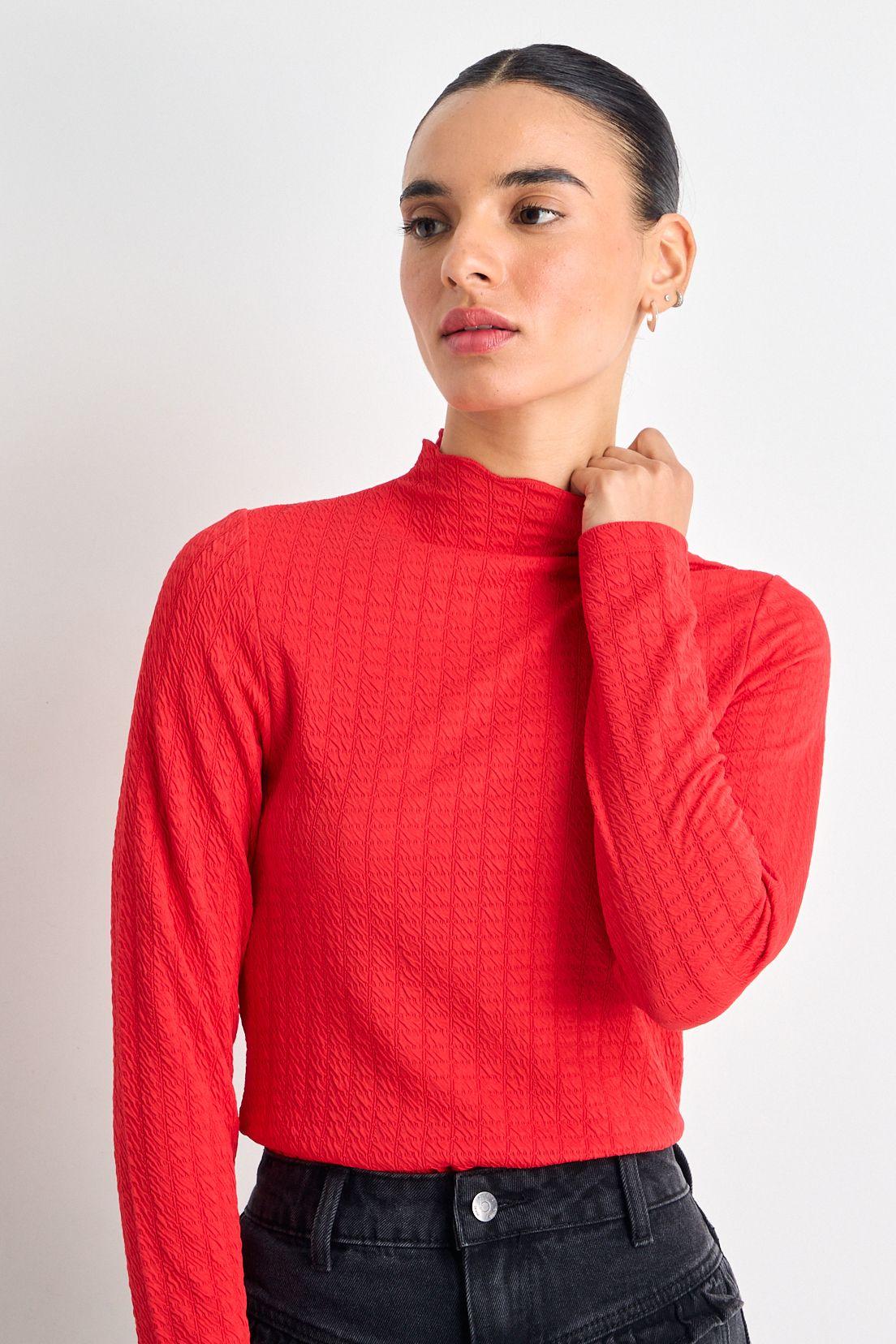 Polera Manga Larga Rojo iO 14220225058103-2