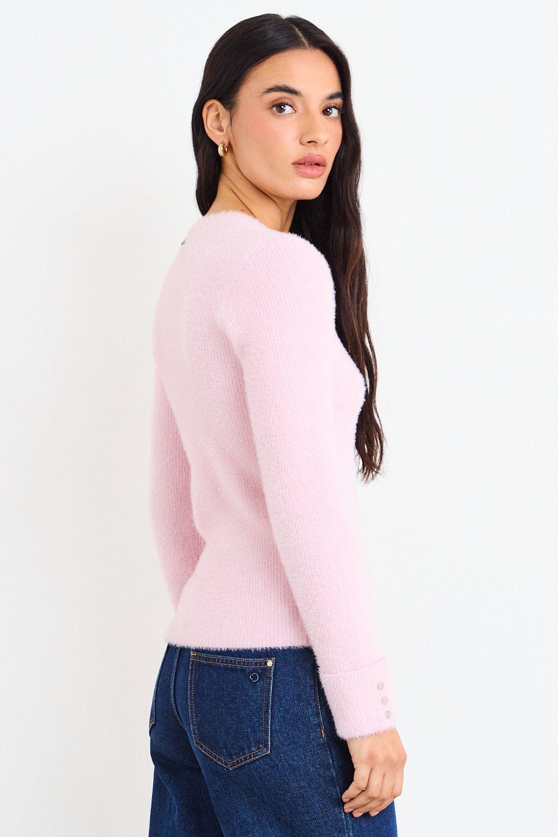 Sweater Liso Rosa iO 18120126027123-2