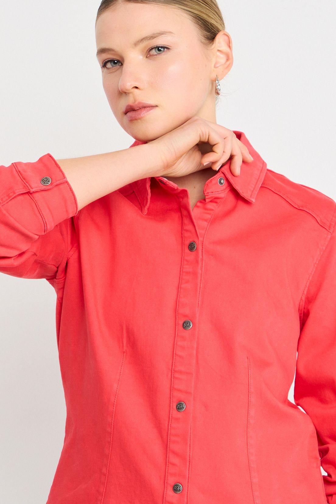 Blusas Manga Larga Rojo Ash 14807225001103-1