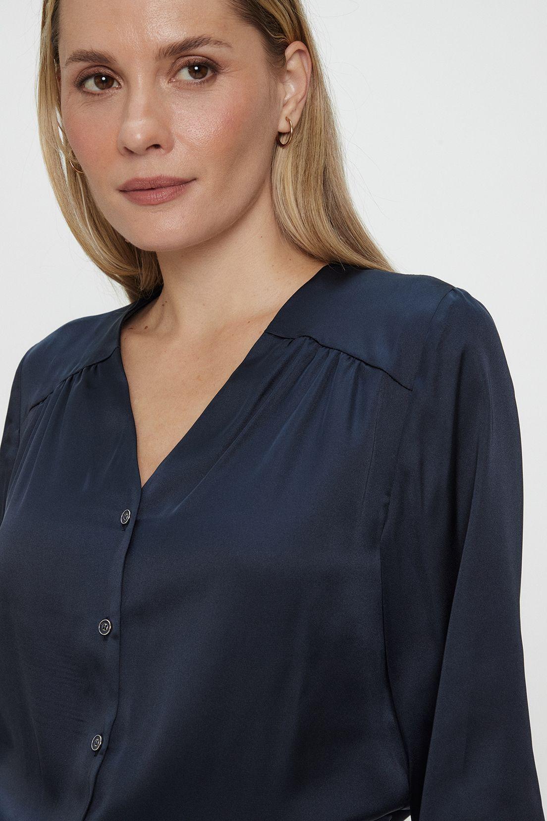 Blusa Lisa Azul Ma Griffe 14002224001104-0