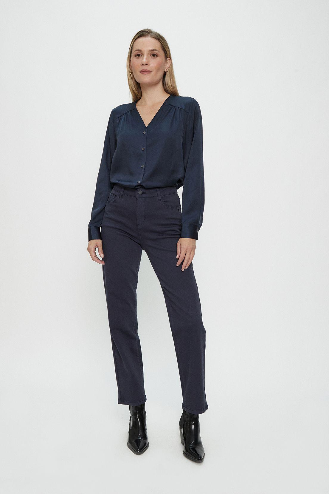 Blusa Lisa Azul Ma Griffe 14002224001104-2