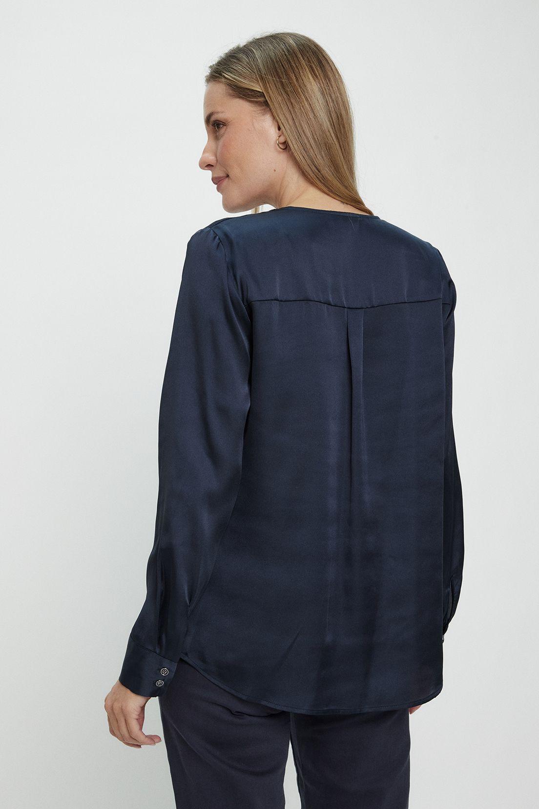 Blusa Lisa Azul Ma Griffe 14002224001104-4
