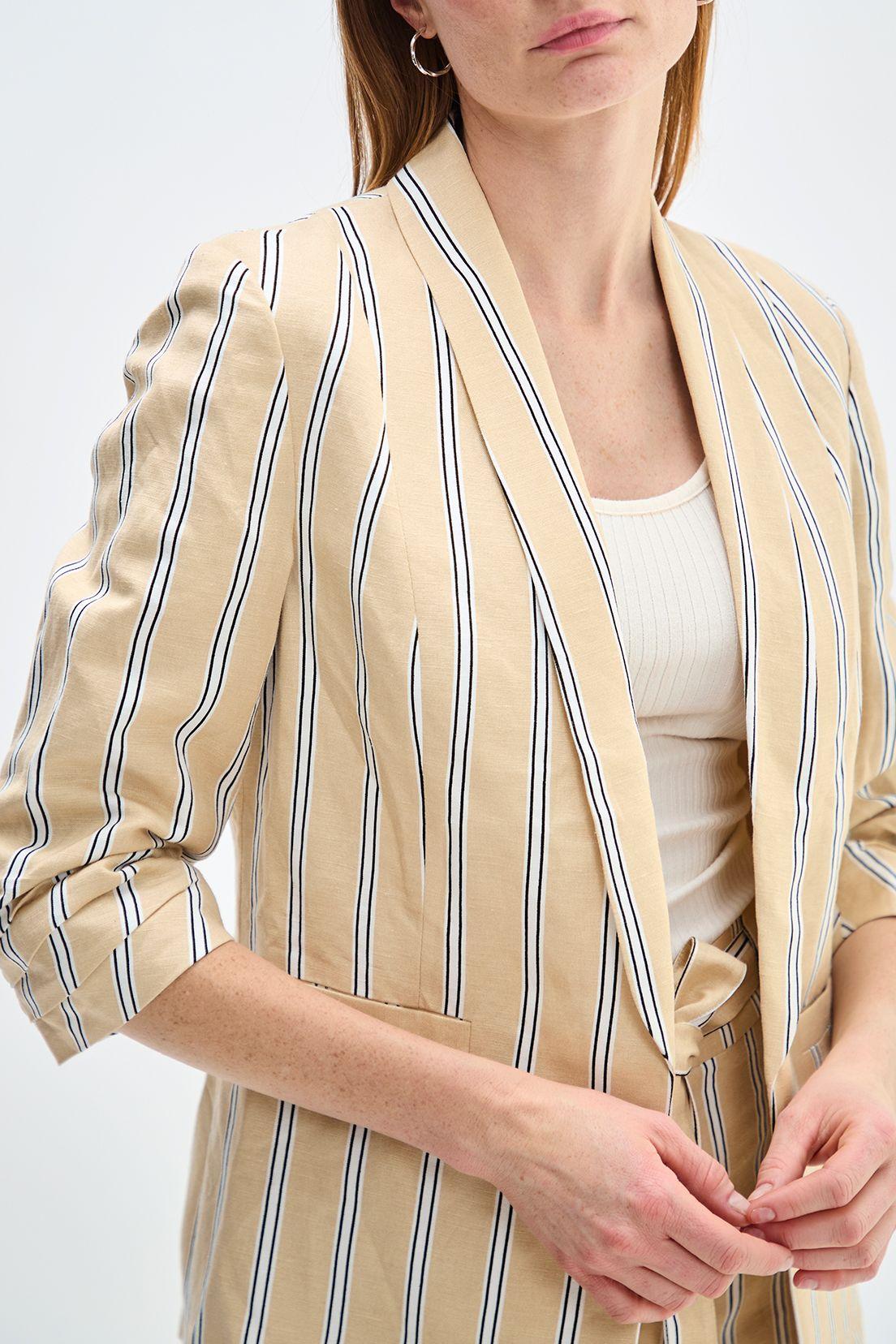Blazer Estampado Beige Ash 16107224052106-4