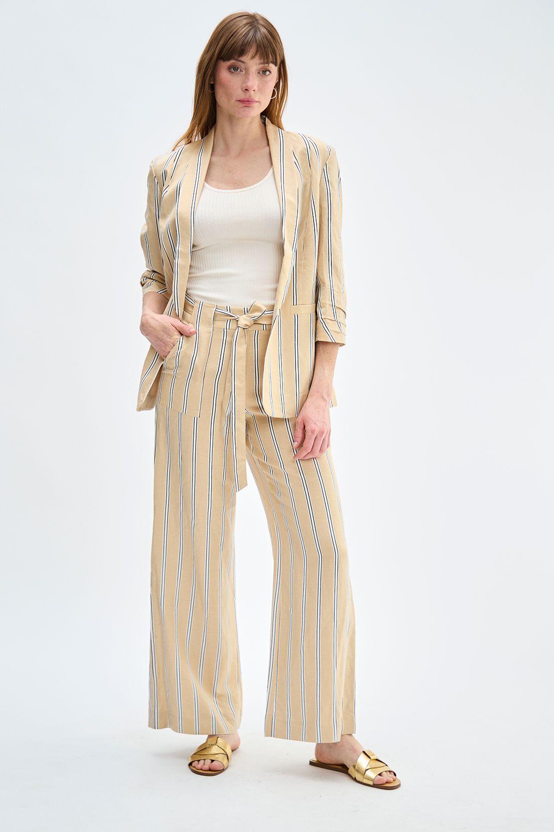 Blazer Estampado Beige Ash 16107224052106-0