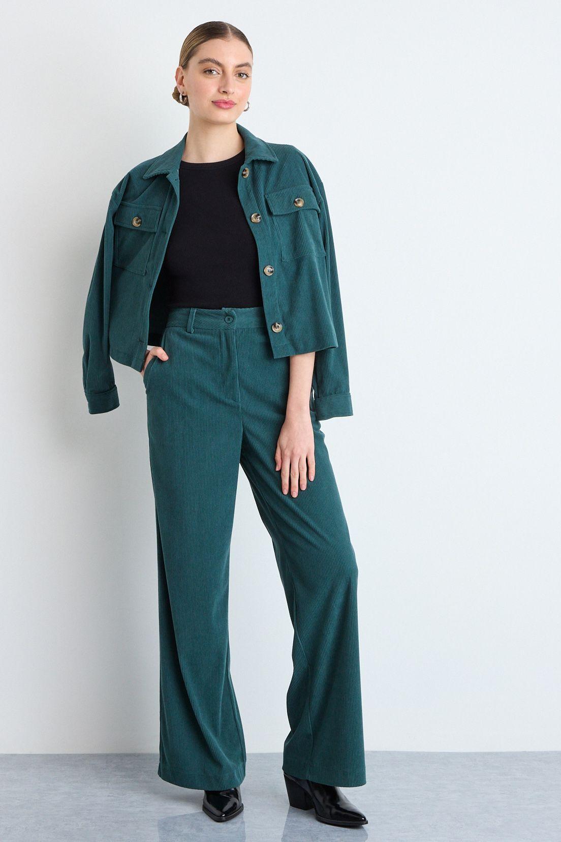 Pantalon Liso Verde 11004125017117-0