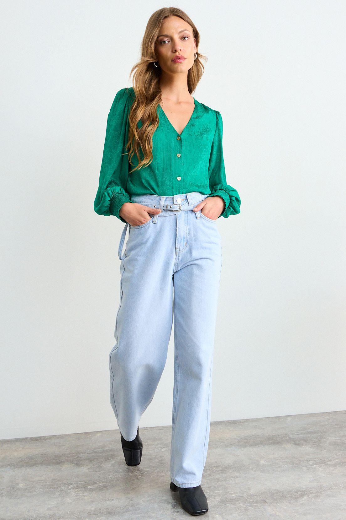 Jeans Liso Celeste iO 11320126004110-0