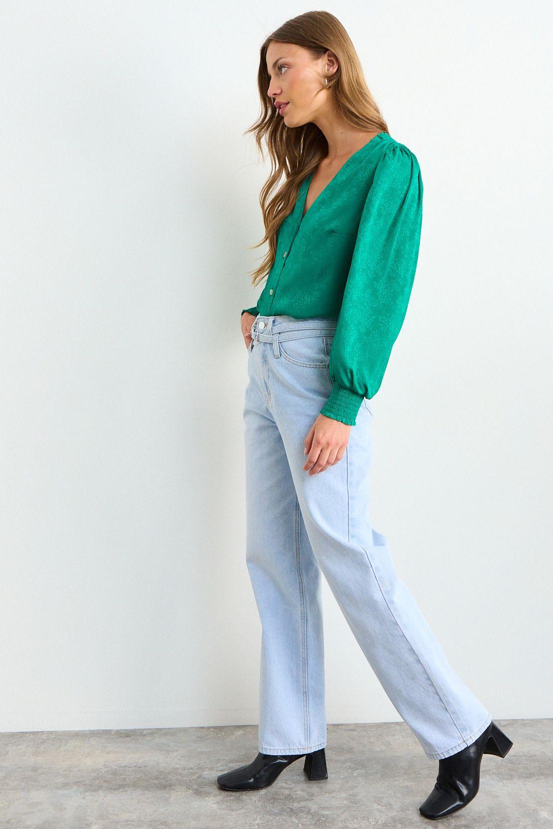 Jeans Liso Celeste iO 11320126004110-3