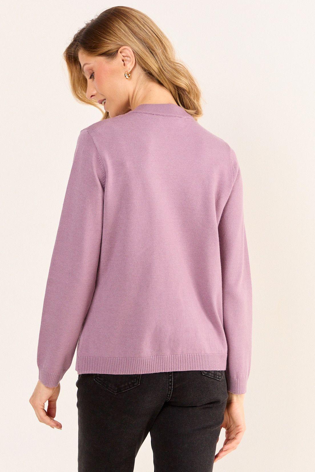 Tejido Con Detalle De Lurex Morado Ma Griffe 18102126058211-4